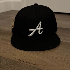 Black Kids Cap with White Lettering